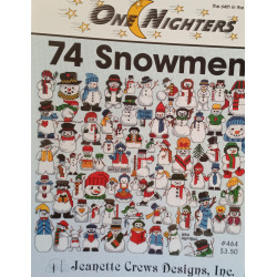 74 snowmen Jeanette Crews...