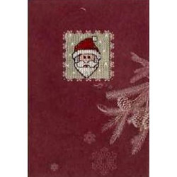 Kit carte de Noël de Rico à broder au point de croix compté