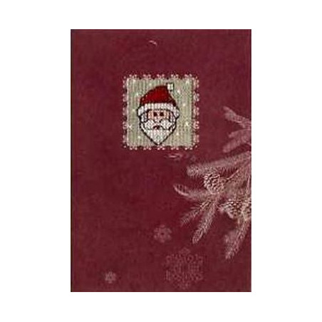 Kit carte de Noël de Rico à broder au point de croix compté